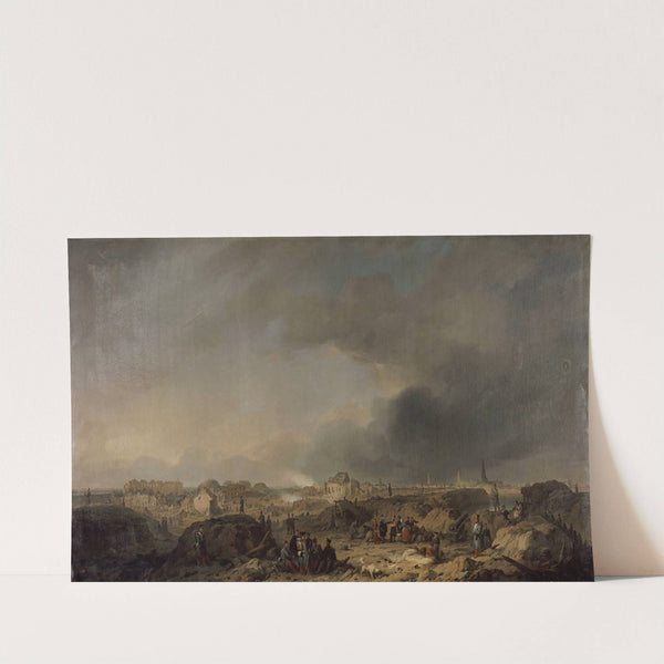 The Antwerp Castle after the Bombardement in 1832 by Ferdinand de Braekeleer