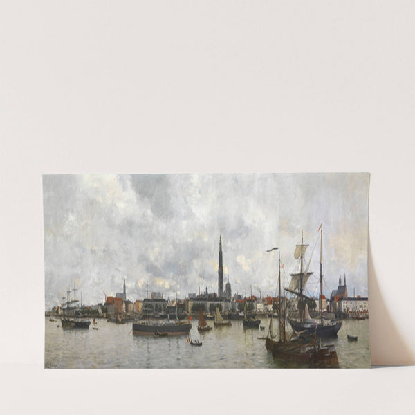The Antwerp Waterfront in 1870 (1878) by Robert Mols
