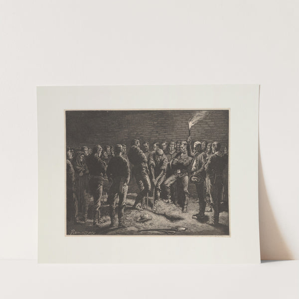 The Apache Campaign–burial of Hatfield’s men (1886) by Frederic Remington