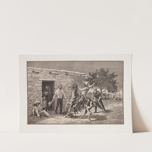 The Apaches are coming (1886) by Frederic Remington