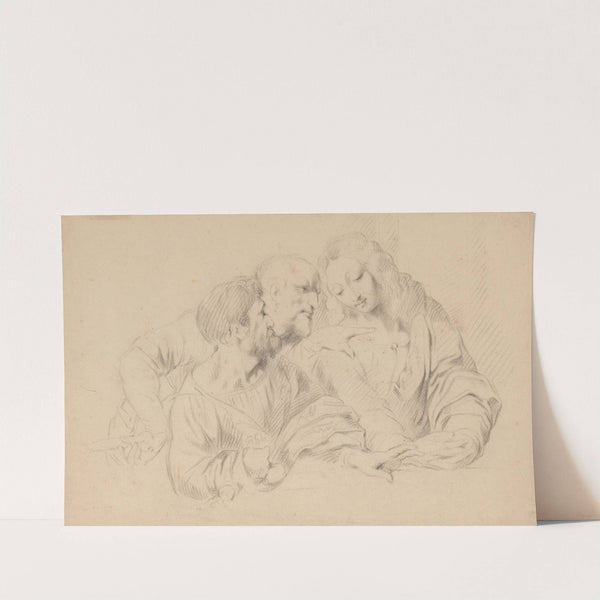 The Apostles Judas, Peter and John the Evangelist by Jean Antoine Verschaeren