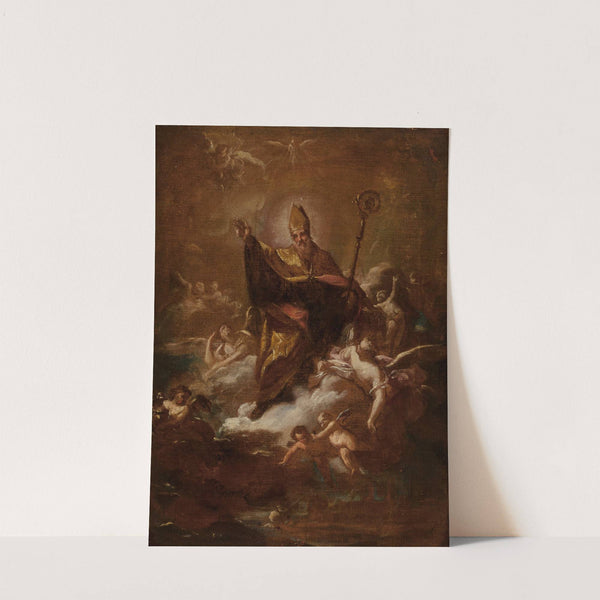 The Apotheosis of a Bishop Saint (17th Century) by Neapolitan School