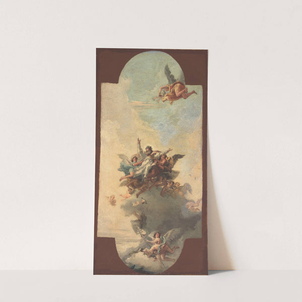 The apotheosis of a pope and martyr (circa 1780-1785) by Giovanni Domenico Tiepolo