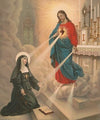 The apparition of our Lord to blessed Margaret Mary Alacoque (1900)