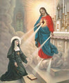 The apparition of our Lord to blessed Margaret Mary Alacoque