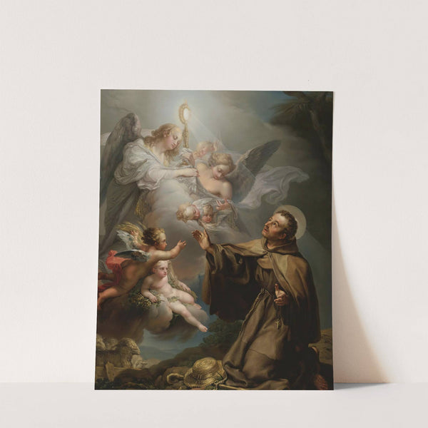 The Apparition Of The Eucharist To San Pascual Bailon by Vicente López Portaña