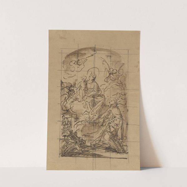 The Apparition of the Virgin and Child to Saint Louis of France by Mariano Salvador Maella