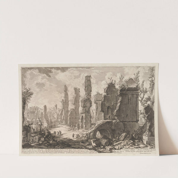 The Appian Way (c. 1756–57) by Giovanni Battista Piranesi