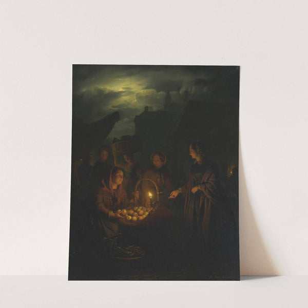 The Apple Seller by Petrus van Schendel