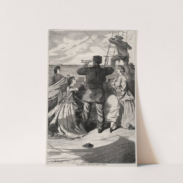 The Approach of the British Pirate ‘Alabama’ (1863) by Winslow Homer