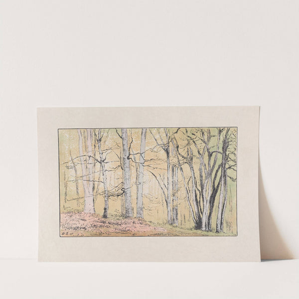 The Approaching Autumn (Fontainebleau) (1911) by Amédée Joyau