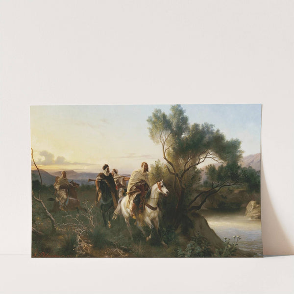 The Arab Scouts by Henri Félix Emmanuel Philippoteaux