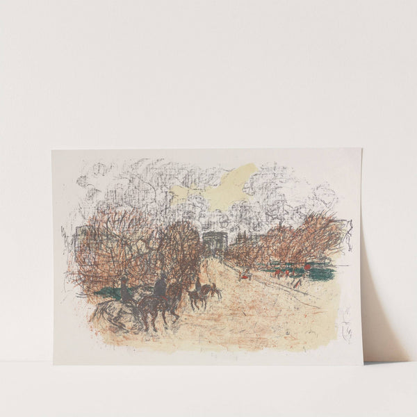 The Arc de Triomphe (1899) by Pierre Bonnard