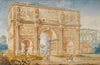 The Arch Of Constantine And Part Of The Colosseum