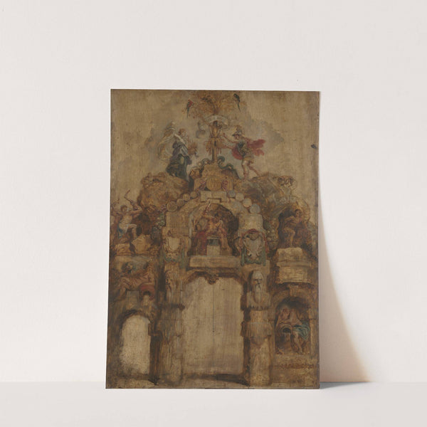 The Arch of the Mint (reverse) (1635) by Peter Paul Rubens