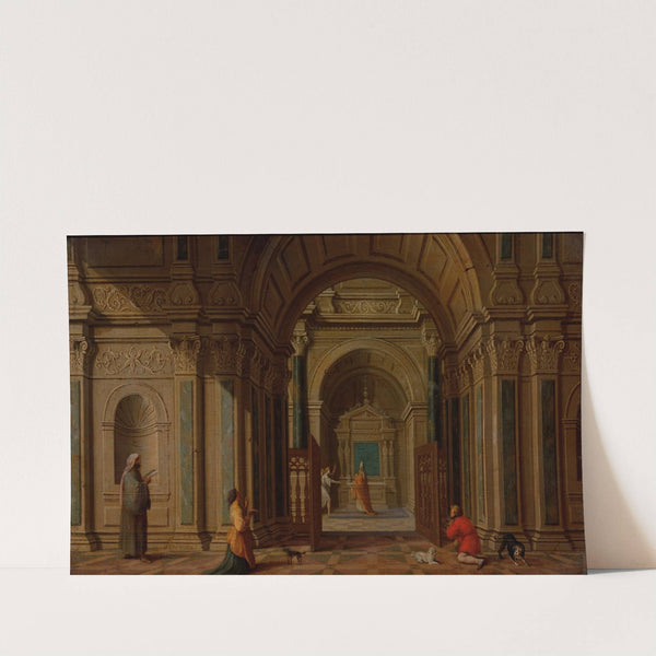 The Archangel Gabriel Appearing to Zacharias (Luke 1;11) by Nicolaes de Giselaer