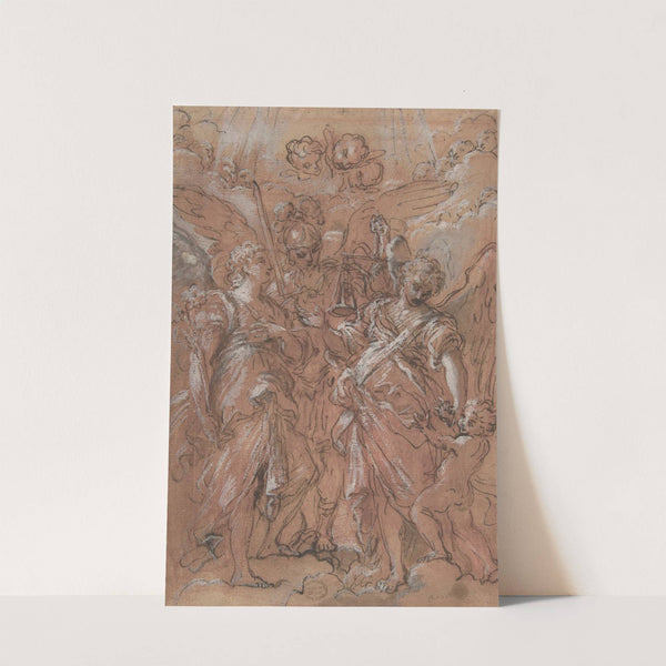 The Archangels Gabriel, Michael and Raphael by Giuseppe Passeri