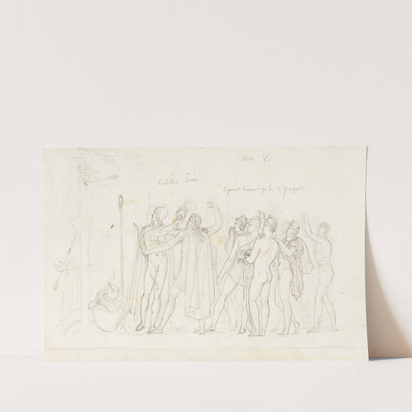 The Archery Match, from the Aeneid, Book V (c. 1823) by Anne Louis Girodet-Trioson