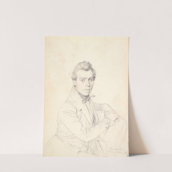 The Architect Charles-Victor Famin (1836) by Jean Auguste Dominique Ingres