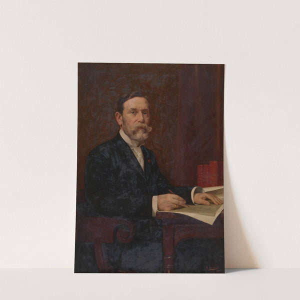 The Architect Leonard Blomme by Gustave Vanaise