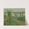 The Arcueil Aqueduct at Sceaux Railroad Crossing (1874) by Armand Guillaumin