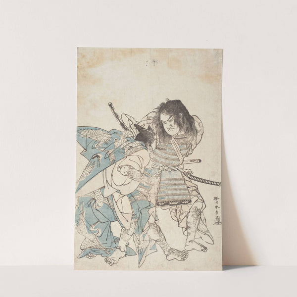 The Armor-pulling Scene from the Tale of the Sōga Brothers by Katsukawa Shunshō