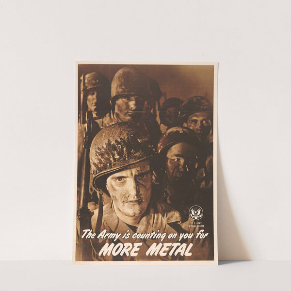The Army is counting on you for more metal (1943) by Victor Keppler