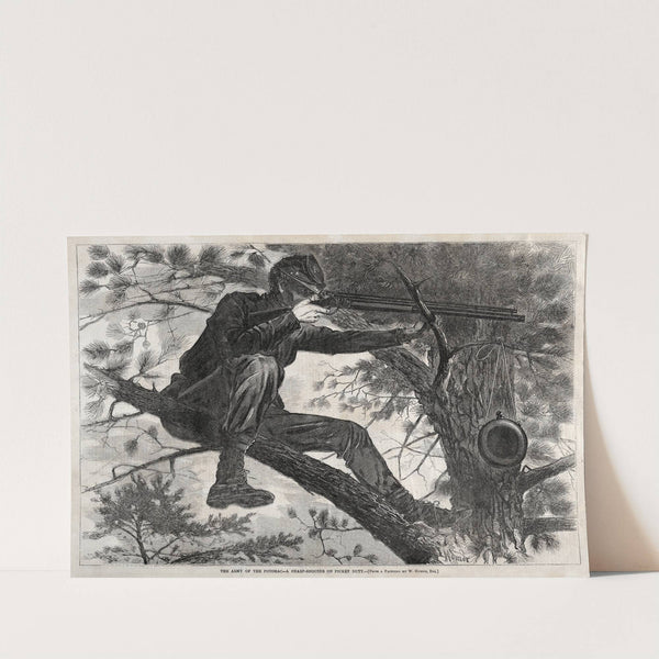 The Army of the Potomac – A Sharpshooter on Picket Duty (1862) by Winslow Homer