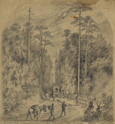 The Army of the Potomac on the march from the Chicahominy to the James River
