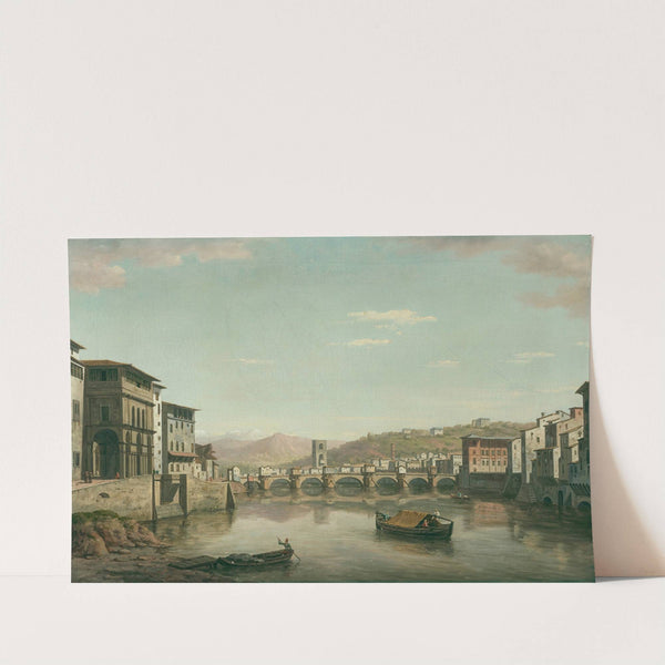 The Arno towards the Ponte alle Grigio by William Marlow