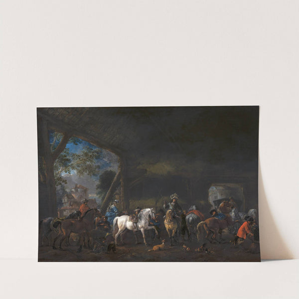 The Arrival at the Stable by Philips Wouwerman