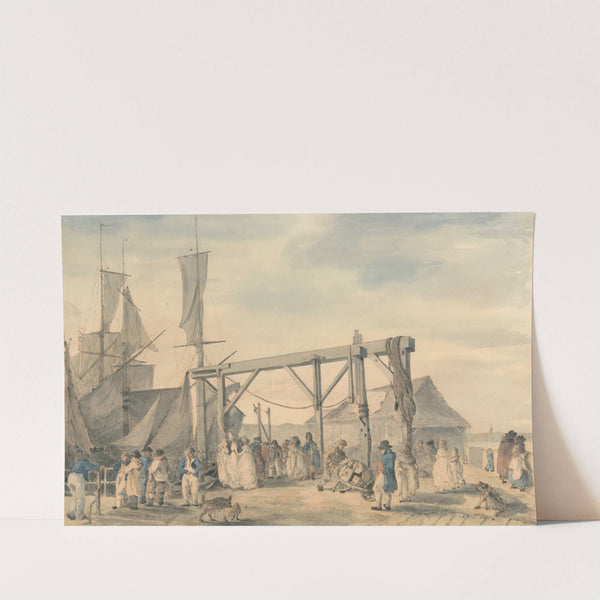 The Arrival of a Hoy at Margate by Philip James de Loutherbourg