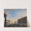 The arrival of Pope Pius IX. in Naples by Salvatore Fergola