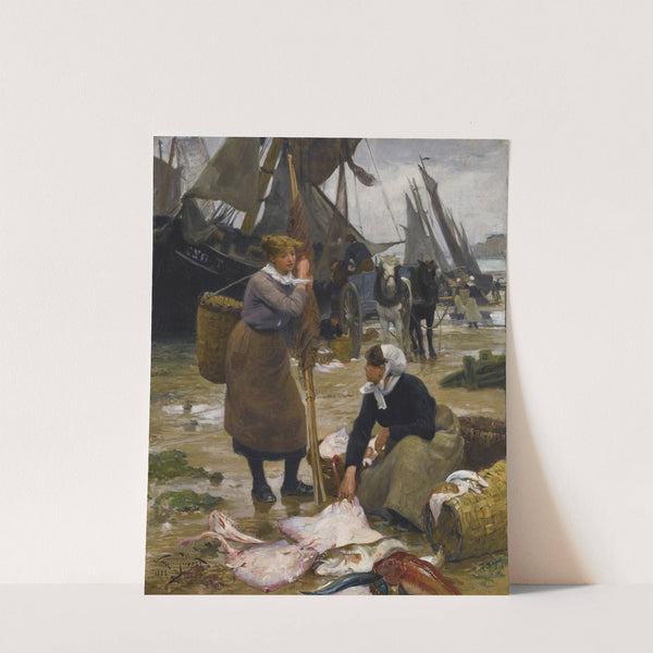 The Arrival of the Fishing Boats by Victor Gabriel Gilbert