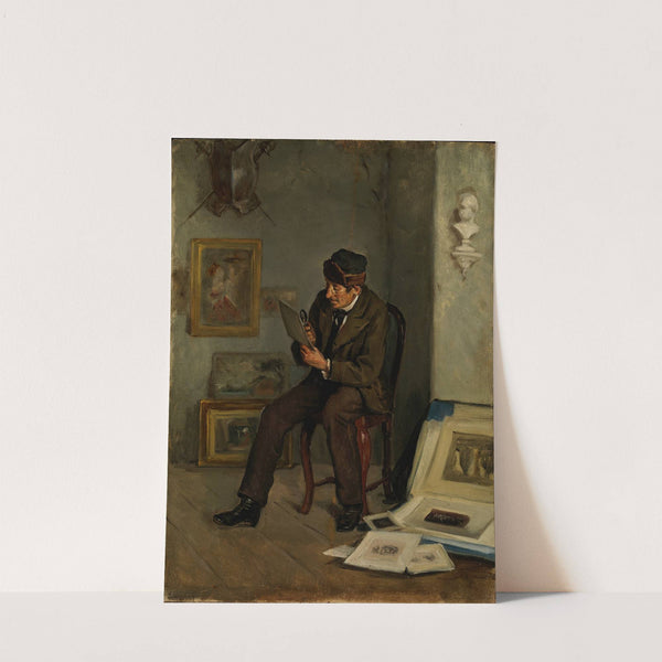 The Art Expert (1880 - 1890) by Adolf Von Becker