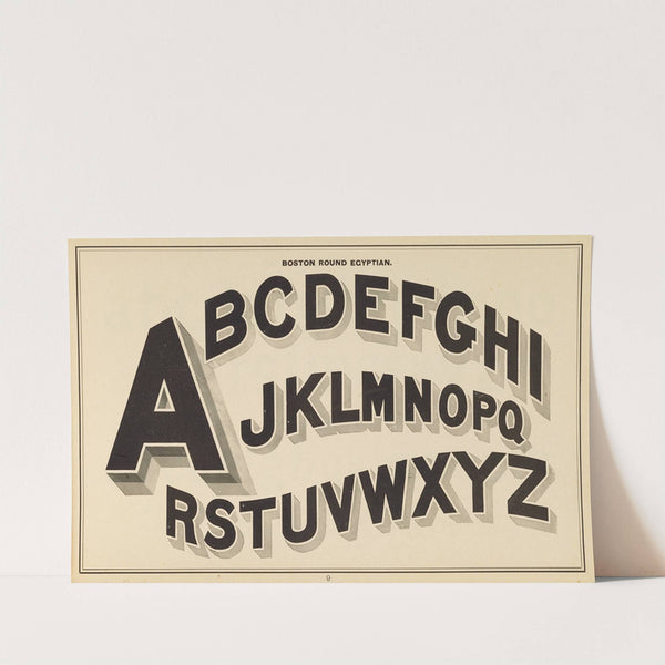 The art of lettering and sign painter’s manual Pl.08 (1878) by Allen P Boyce