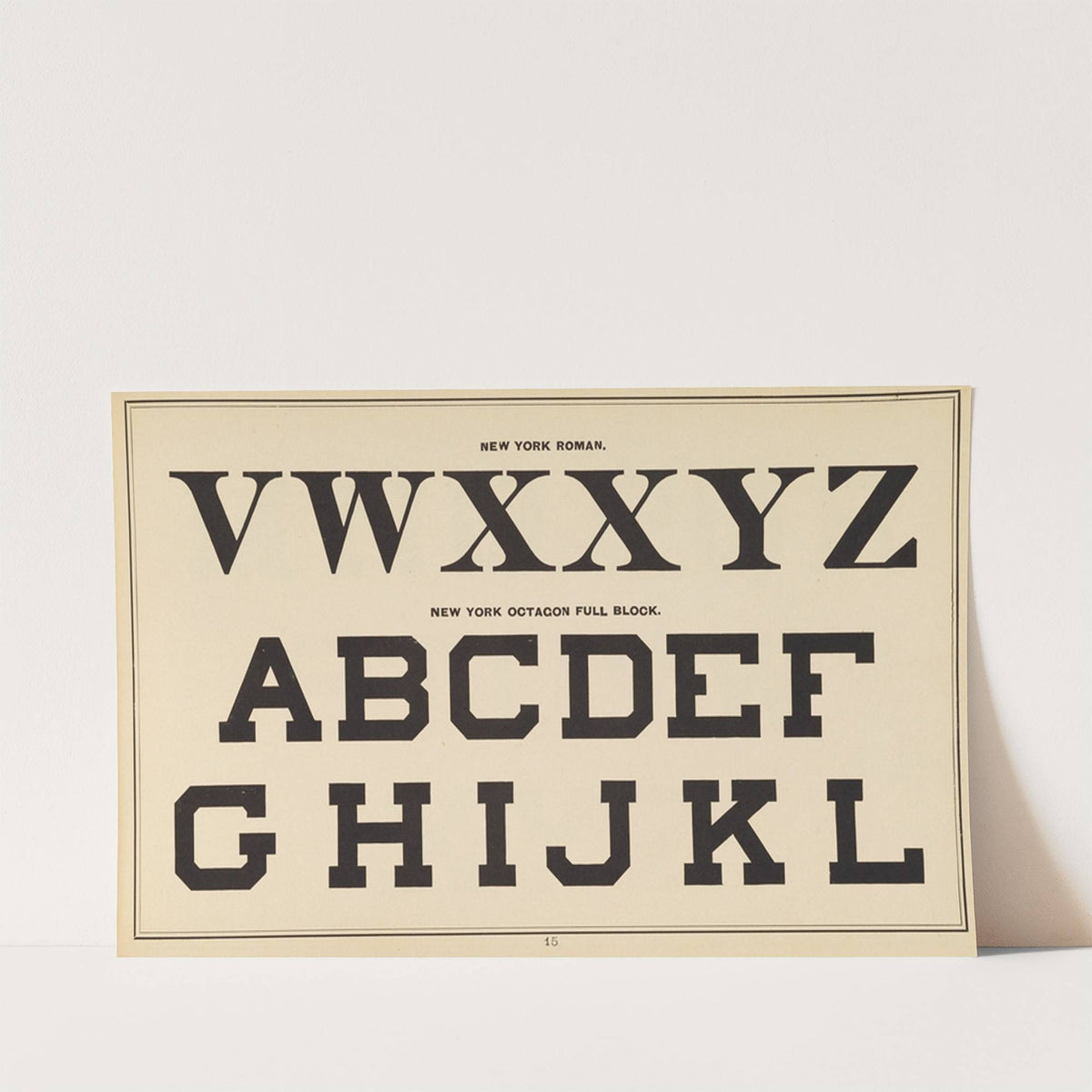 The art of lettering and sign painter’s manual Pl.14 (1878) by Allen P Boyce