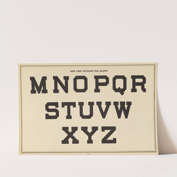 The art of lettering and sign painter’s manual Pl.15 (1878) by Allen P Boyce