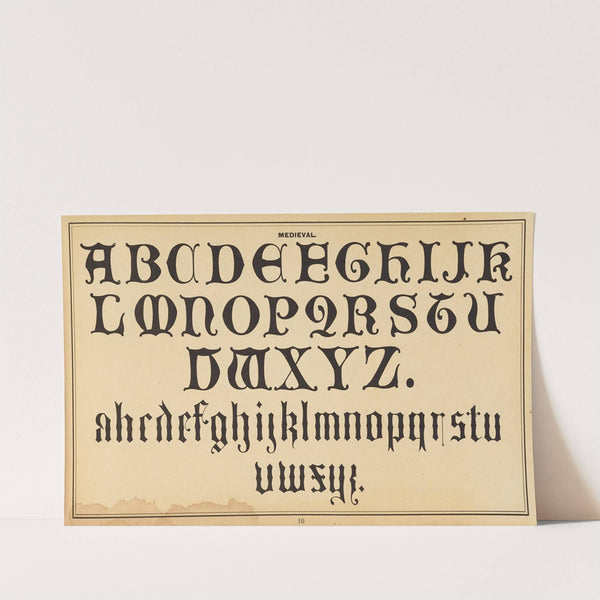 The art of lettering and sign painter’s manual Pl.18 (1878) by Allen P Boyce