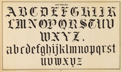 The art of lettering and sign painter’s manual Pl.19 (1878) — size preview