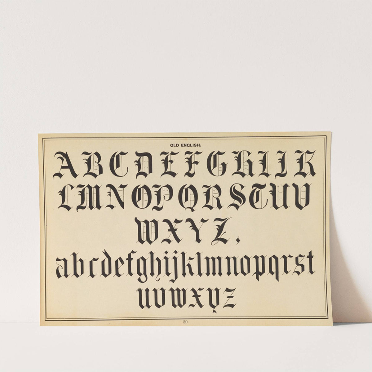 The art of lettering and sign painter’s manual Pl.19 (1878) by Allen P Boyce