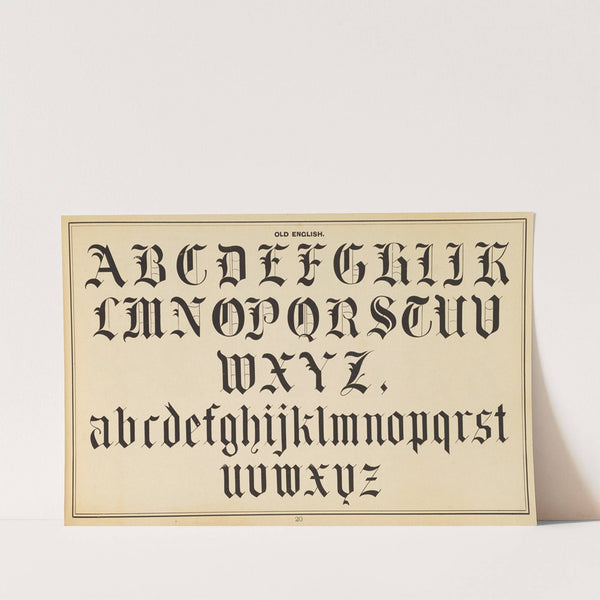 The art of lettering and sign painter’s manual Pl.19 (1878) by Allen P Boyce