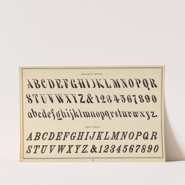 The art of lettering and sign painter’s manual Pl.23 (1878) by Allen P Boyce