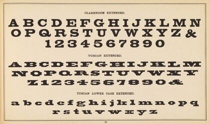 The art of lettering and sign painter’s manual Pl.24 (1878) — size preview