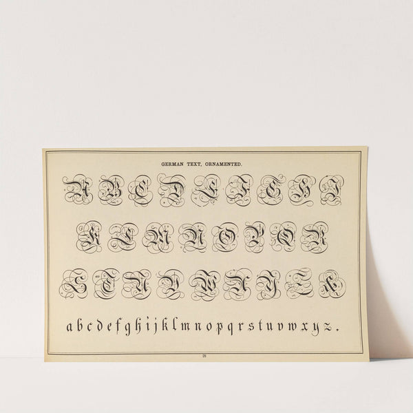 The art of lettering and sign painter’s manual Pl.27 (1878) by Allen P Boyce