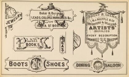 The art of lettering and sign painter’s manual Pl.30 (1878) — size preview