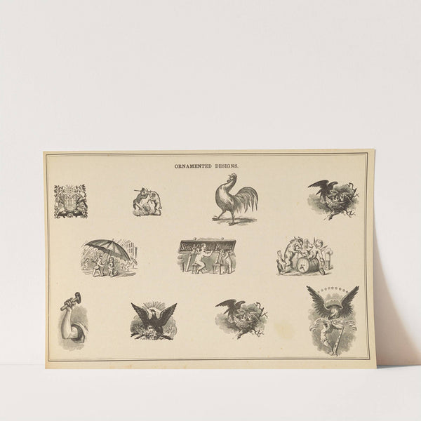 The art of lettering and sign painter’s manual Pl.31 (1878) by Allen P Boyce