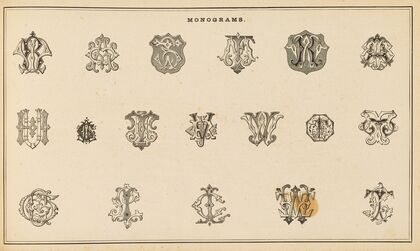 The art of lettering and sign painter’s manual Pl.32 (1878) — size preview