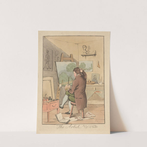 The artist. (1812) by William Heath