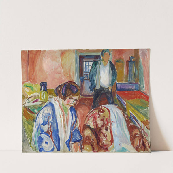 The Artist and his Model (1919–21) by Edvard Munch